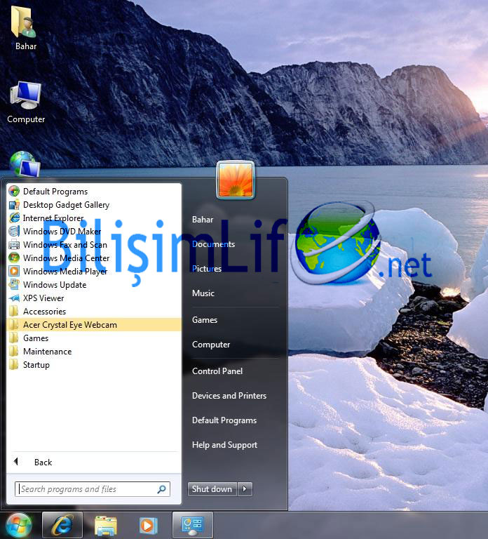 Windows 7'yi Türkçe Yapma